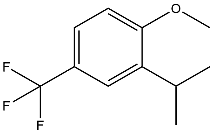 1-Methoxy-2-(1-methylethyl)-4-(trifluoromethyl)benzene Structure