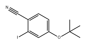Benzonitrile, 4-(1,1-dimethylethoxy)-2-iodo- 구조식 이미지