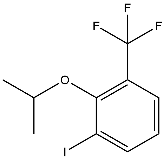 1-Iodo-2-isopropoxy-3-(trifluoromethyl)benzene 구조식 이미지