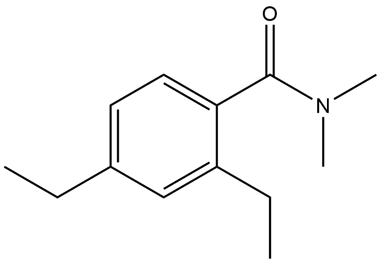 2,4-Diethyl-N,N-dimethylbenzamide Structure