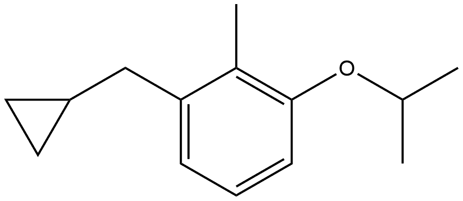 1-(Cyclopropylmethyl)-2-methyl-3-(1-methylethoxy)benzene Structure