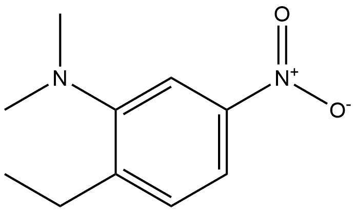 2-Ethyl-N,N-dimethyl-5-nitrobenzenamine Structure