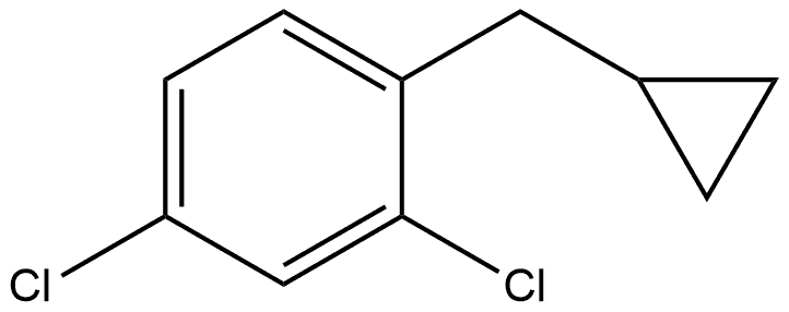 2,4-Dichloro-1-(cyclopropylmethyl)benzene Structure