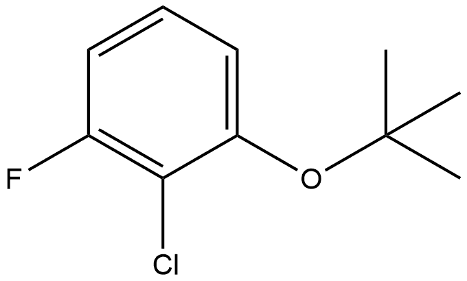 2-Chloro-1-(1,1-dimethylethoxy)-3-fluorobenzene Structure