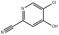 2-Pyridinecarbonitrile, 5-chloro-4-hydroxy- 구조식 이미지