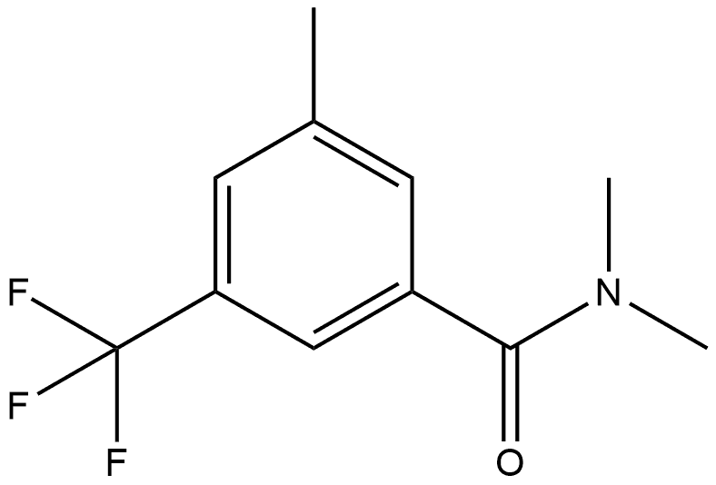 N,N,3-Trimethyl-5-(trifluoromethyl)benzamide Structure