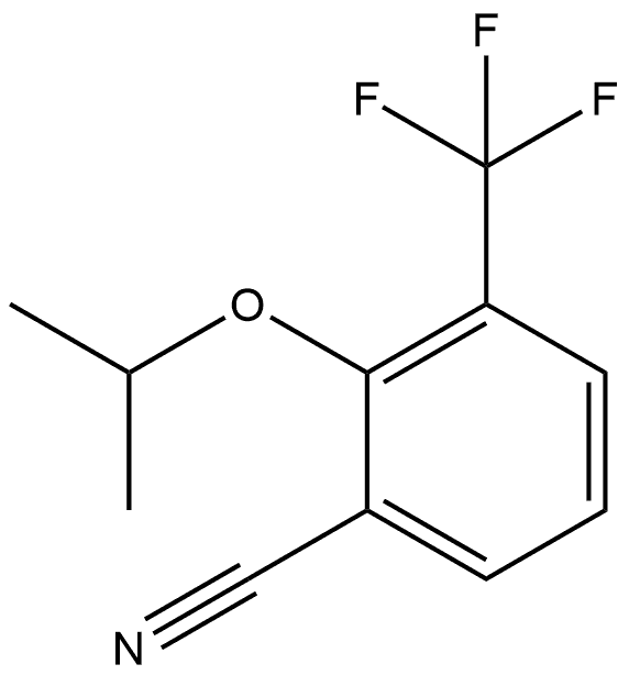 2-(1-Methylethoxy)-3-(trifluoromethyl)benzonitrile Structure