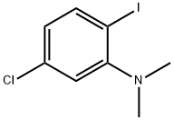 Benzenamine, 5-chloro-2-iodo-N,N-dimethyl- Structure