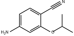 Benzonitrile, 4-amino-2-(1-methylethoxy)- Structure