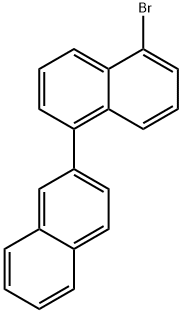 1,2'-Binaphthalene, 5-bromo- Structure