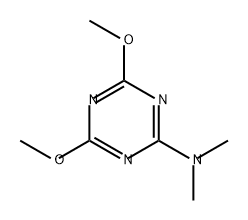 1,3,5-Triazin-2-amine, 4,6-dimethoxy-N,N-dimethyl- Structure