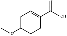 1-Cyclohexene-1-carboxylic acid, 4-methoxy- Structure