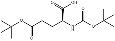 Glutamic acid, N-[(1,1-dimethylethoxy)carbonyl]-, 5-(1,1-dimethylethyl) ester 구조식 이미지