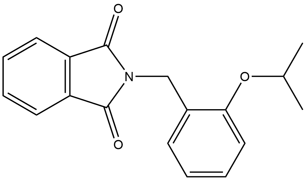 2-[[2-(1-Methylethoxy)phenyl]methyl]-1H-isoindole-1,3(2H)-dione Structure