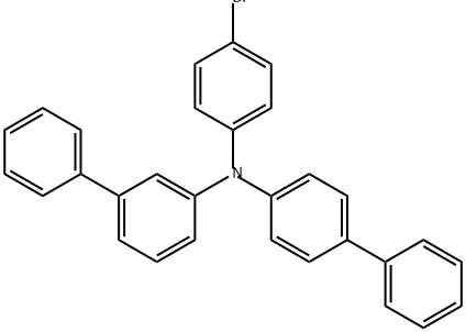 [1,1'-Biphenyl]-4-amine, N-[1,1'-biphenyl]-3-yl-N-(4-bromophenyl)- Structure