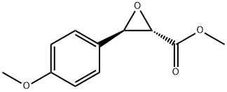 2-Oxiranecarboxylic acid, 3-(4-methoxyphenyl)-, methyl ester, (2S,3R)- Structure