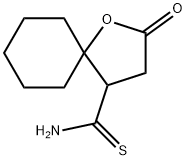 2-Oxo-1-oxaspiro[4.5]decane-4-carbothioamide 구조식 이미지