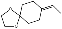 1,4-Dioxaspiro[4.5]decane, 8-ethylidene- Structure