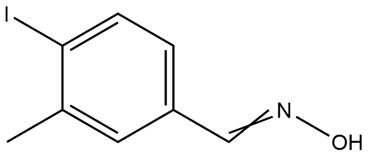 4-Iodo-3-methylbenzaldehyde oxime Structure