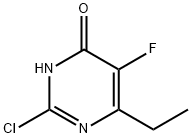 4(3H)-Pyrimidinone, 2-chloro-6-ethyl-5-fluoro- Structure