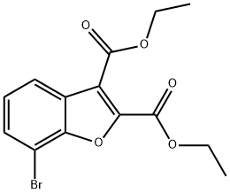 2,3-Diethyl 7-bromo-2,3-benzofurandicarboxylate Structure