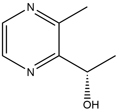 (S)-1-(3-methylpyrazin-2-yl)ethanol 구조식 이미지