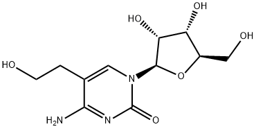 Cytidine, 5-(2-hydroxyethyl)- (9CI) Structure