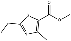 5-Thiazolecarboxylic acid, 2-ethyl-4-methyl-, methyl ester 구조식 이미지