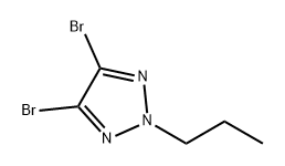 2H-1,2,3-Triazole, 4,5-dibromo-2-propyl- Structure