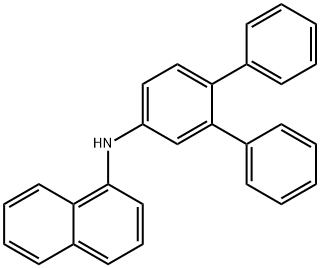 N-([1,1':2',1''-terphenyl]-4'-yl)naphthalen-1-amine Structure