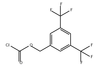 Carbonochloridic acid, [3,5-bis(trifluoromethyl)phenyl]methyl ester Structure