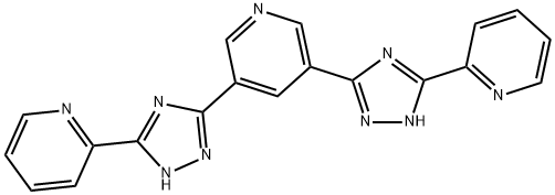 Pyridine, 3,?5-?bis[5-?(2-?pyridinyl)?-?1H-?1,?2,?4-?triazol-?3-?yl]?- Structure