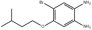 4-Bromo-5-(3-methylbutoxy)benzene-1,2-diamine Structure