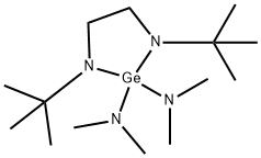 1,3,2-Diazagermolidine-2,2-diamine, 1,3-bis(1,1-dimethylethyl)-N,N,N',N'-tetramethyl- Structure