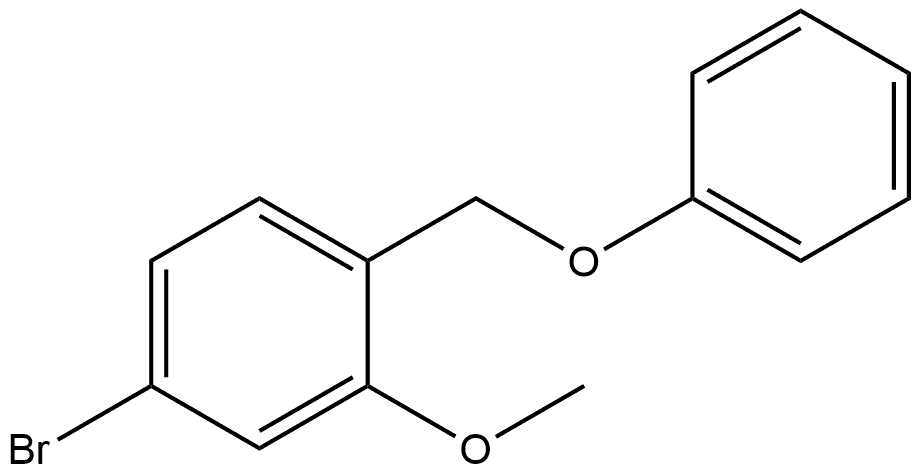 4-Bromo-2-methoxy-1-(phenoxymethyl)benzene Structure