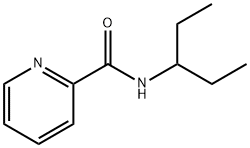 2-Pyridinecarboxamide, N-(1-ethylpropyl)- Structure