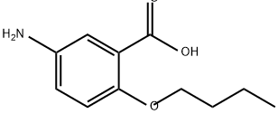 Benzoic acid, 5-amino-2-butoxy- 구조식 이미지