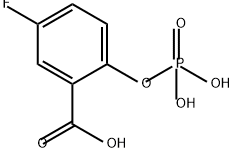 Benzoic acid, 5-fluoro-2-(phosphonooxy)- Structure