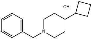 4-Piperidinol, 4-cyclobutyl-1-(phenylmethyl)- Structure