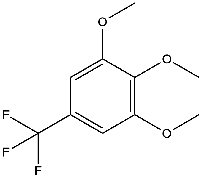 1,2,3-Trimethoxy-5-(trifluoromethyl)benzene Structure