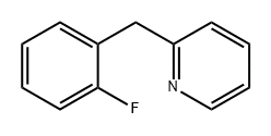 Pyridine, 2-[(2-fluorophenyl)methyl]- 구조식 이미지