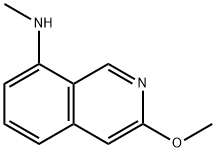 3-Methoxy-N-methylisoquinolin-8-amine Structure