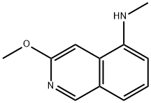 3-Methoxy-N-methylisoquinolin-5-amine Structure