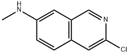 3-Chloro-N-methylisoquinolin-7-amine Structure