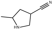 3-Pyrrolidinecarbonitrile, 5-methyl- 구조식 이미지