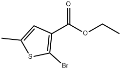 3-Thiophenecarboxylic acid, 2-bromo-5-methyl-, ethyl ester Structure