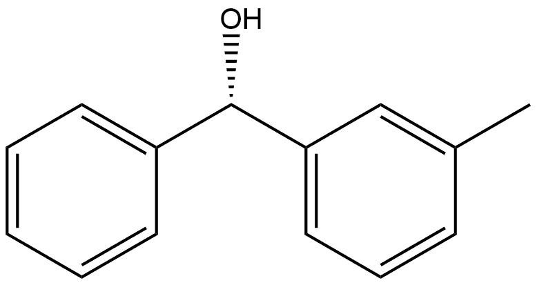 Benzenemethanol, 3-methyl-α-phenyl-, (αS)- 구조식 이미지