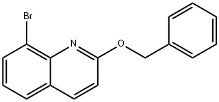 Quinoline, 8-bromo-2-(phenylmethoxy)- Structure