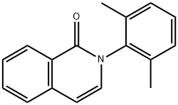 2-(2,6-Dimethylphenyl)isoquinolin-1(2H)-one 구조식 이미지