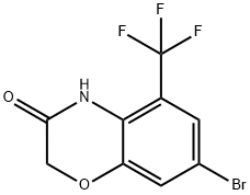 7-Bromo-5-trifluoromethyl-2H-benzo[b][1,4]oxazin-3(4H)-one Structure